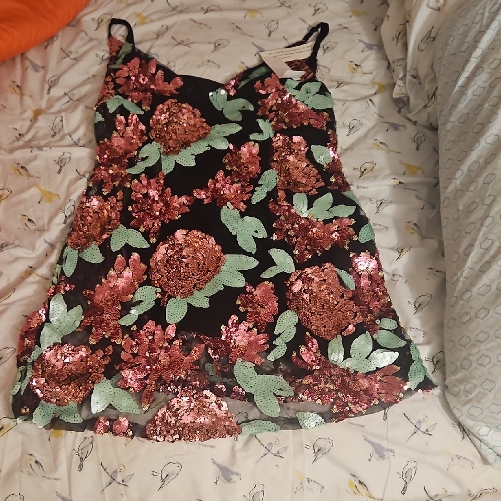Glamorous Pink Mini Slip Dress Spaghetti Strap